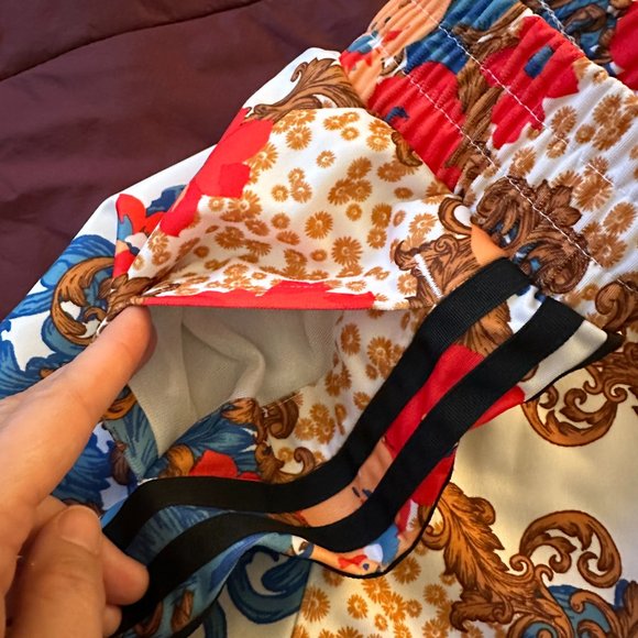 ADIDAS HER Studio London SHORTS, cool print workout POCKETS exercise soccer xs - Picture 4 of 4